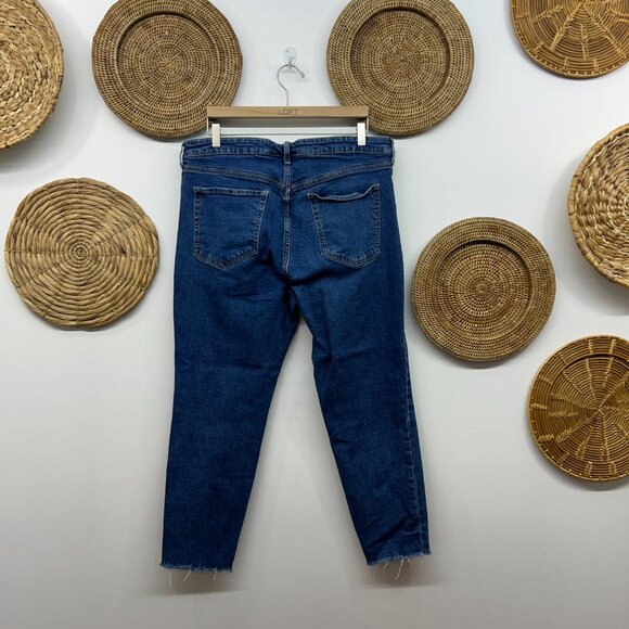 Old Navy Button Fly High Waist High Rise OG Straight Leg Jeans Plus Size 16 - Picture 2 of 7